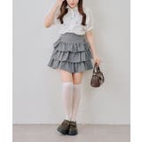 【セットアップ対応】サイドリボンティアードミニスカート | RMAF　NICE CLAUP / OLIVE des OLIVE | 詳細画像6 