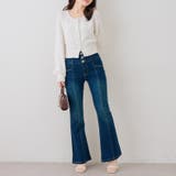 【S/M展開】後レースアップフレアパンツ | RMAF　NICE CLAUP / OLIVE des OLIVE | 詳細画像8 