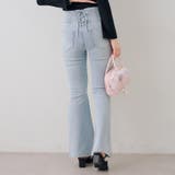 【S/M展開】後レースアップフレアパンツ | RMAF　NICE CLAUP / OLIVE des OLIVE | 詳細画像16 