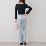 【S/M展開】後レースアップフレアパンツ | RMAF　NICE CLAUP / OLIVE des OLIVE | 詳細画像20 