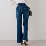 【S/M展開】後レースアップフレアパンツ | RMAF　NICE CLAUP / OLIVE des OLIVE | 詳細画像6 