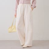 アイボリー | キラキラロゴスウェットパンツ | RMAF　NICE CLAUP / OLIVE des OLIVE