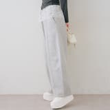 あったか裏起毛 キラキラロゴスウェットパンツ | RMAF　NICE CLAUP / OLIVE des OLIVE | 詳細画像1 