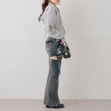 リボン付サイドスリットフレアパンツ | RMAF　NICE CLAUP / OLIVE des OLIVE | 詳細画像40 