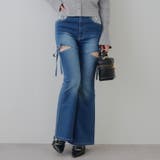 リボン付サイドスリットフレアパンツ | RMAF　NICE CLAUP / OLIVE des OLIVE | 詳細画像16 