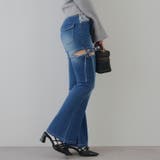 リボン付サイドスリットフレアパンツ | RMAF　NICE CLAUP / OLIVE des OLIVE | 詳細画像19 