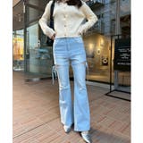 リボン付サイドスリットフレアパンツ | RMAF　NICE CLAUP / OLIVE des OLIVE | 詳細画像44 