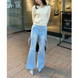 リボン付サイドスリットフレアパンツ | RMAF　NICE CLAUP / OLIVE des OLIVE | 詳細画像46 