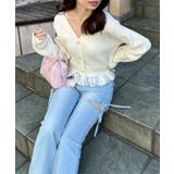 リボン付サイドスリットフレアパンツ | RMAF　NICE CLAUP / OLIVE des OLIVE | 詳細画像48 