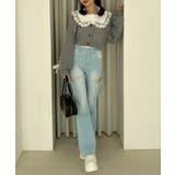 リボン付サイドスリットフレアパンツ | RMAF　NICE CLAUP / OLIVE des OLIVE | 詳細画像52 