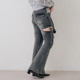 リボン付サイドスリットフレアパンツ | RMAF　NICE CLAUP / OLIVE des OLIVE | 詳細画像33 