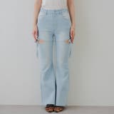 リボン付サイドスリットフレアパンツ | RMAF　NICE CLAUP / OLIVE des OLIVE | 詳細画像26 