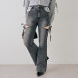 リボン付サイドスリットフレアパンツ | RMAF　NICE CLAUP / OLIVE des OLIVE | 詳細画像30 