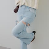 ブリーチ | リボン付サイドスリットフレアパンツ | RMAF　NICE CLAUP / OLIVE des OLIVE