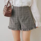 【セットアップ対応】裾フリルショートパンツ | RMAF　NICE CLAUP / OLIVE des OLIVE | 詳細画像1 