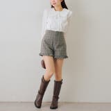 【セットアップ対応】裾フリルショートパンツ | RMAF　NICE CLAUP / OLIVE des OLIVE | 詳細画像7 