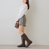 【セットアップ対応】裾フリルショートパンツ | RMAF　NICE CLAUP / OLIVE des OLIVE | 詳細画像9 