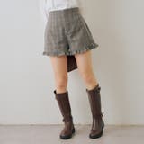 【セットアップ対応】裾フリルショートパンツ | RMAF　NICE CLAUP / OLIVE des OLIVE | 詳細画像3 