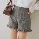 柄2 | 【セットアップ対応】裾フリルショートパンツ | RMAF　NICE CLAUP / OLIVE des OLIVE