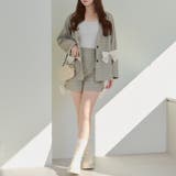 【セットアップ対応】スタイルアップ ショートパンツ | RMAF　NICE CLAUP / OLIVE des OLIVE | 詳細画像7 