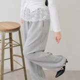 キラリロゴダンボールスウェットパンツ | RMAF　NICE CLAUP / OLIVE des OLIVE | 詳細画像1 