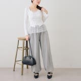 キラリロゴダンボールスウェットパンツ | RMAF　NICE CLAUP / OLIVE des OLIVE | 詳細画像6 