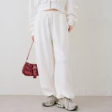 オフ | キラリロゴダンボールスウェットパンツ | RMAF　NICE CLAUP / OLIVE des OLIVE