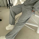 【セットアップ対応】ラメ裏毛スウェットパンツ | RMAF　NICE CLAUP / OLIVE des OLIVE | 詳細画像8 
