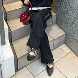 【セットアップ対応】ラメ裏毛スウェットパンツ | RMAF　NICE CLAUP / OLIVE des OLIVE | 詳細画像12 