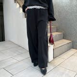 【セットアップ対応】ラメ裏毛スウェットパンツ | RMAF　NICE CLAUP / OLIVE des OLIVE | 詳細画像13 