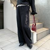 【セットアップ対応】ラメ裏毛スウェットパンツ | RMAF　NICE CLAUP / OLIVE des OLIVE | 詳細画像14 