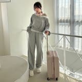 【セットアップ対応】ラメ裏毛スウェットパンツ | RMAF　NICE CLAUP / OLIVE des OLIVE | 詳細画像5 