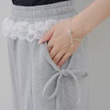 【セットアップ対応】ラメ裏毛スウェットパンツ | RMAF　NICE CLAUP / OLIVE des OLIVE | 詳細画像44 