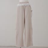 ピンク | 【セットアップ対応】ラメ裏毛スウェットパンツ | RMAF　NICE CLAUP / OLIVE des OLIVE