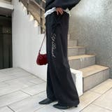 ブラック | 【セットアップ対応】ラメ裏毛スウェットパンツ | RMAF　NICE CLAUP / OLIVE des OLIVE