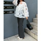 【S/M展開】キラキラセミフレアデニム | RMAF　NICE CLAUP / OLIVE des OLIVE | 詳細画像16 