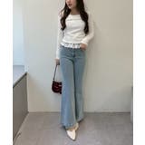 【S/M展開】キラキラセミフレアデニム | RMAF　NICE CLAUP / OLIVE des OLIVE | 詳細画像28 