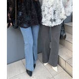 【S/M展開】キラキラセミフレアデニム | RMAF　NICE CLAUP / OLIVE des OLIVE | 詳細画像2 