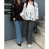 【S/M展開】キラキラセミフレアデニム | RMAF　NICE CLAUP / OLIVE des OLIVE | 詳細画像3 