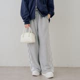 サイドレーススウェットパンツ | NICE CLAUP / OLIVE des OLIVE　OUTLET | 詳細画像3 