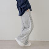 トップグレー | サイドレーススウェットパンツ | NICE CLAUP / OLIVE des OLIVE　OUTLET