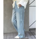 【S/M展開】キラキラロゴバギーデニム | RMAF　NICE CLAUP / OLIVE des OLIVE | 詳細画像11 