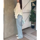 【S/M展開】キラキラロゴバギーデニム | RMAF　NICE CLAUP / OLIVE des OLIVE | 詳細画像15 