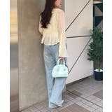 【S/M展開】キラキラロゴバギーデニム | RMAF　NICE CLAUP / OLIVE des OLIVE | 詳細画像16 