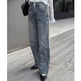 【S/M展開】キラキラロゴバギーデニム | RMAF　NICE CLAUP / OLIVE des OLIVE | 詳細画像2 