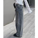 【S/M展開】キラキラロゴバギーデニム | RMAF　NICE CLAUP / OLIVE des OLIVE | 詳細画像3 