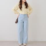 【S/M展開】後リボンストレートデニム | RMAF　NICE CLAUP / OLIVE des OLIVE | 詳細画像8 