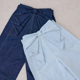 【S/M展開】後リボンストレートデニム | RMAF　NICE CLAUP / OLIVE des OLIVE | 詳細画像2 