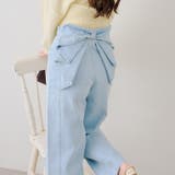 【S/M展開】後リボンストレートデニム | RMAF　NICE CLAUP / OLIVE des OLIVE | 詳細画像3 