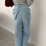 ブリーチ | 【S/M展開】後リボンストレートデニム | RMAF NICE CLAUP / OLIVE des OLIVE
